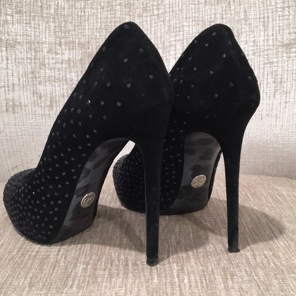💜🖤 Dolce & Gabbana Swarovski Crystal Pumps - Picture 3 of 8